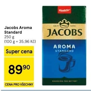 Mletá káva Jacobs Aroma Standard