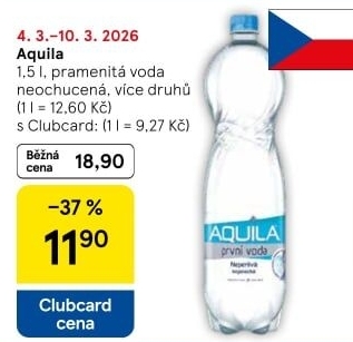 Přírodní voda Aquila