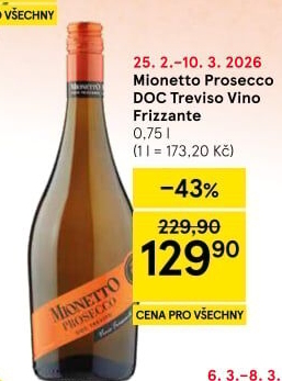 Prosecco DOC Treviso Mionetto
