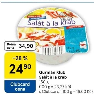 Salát a la krab Gurmán Klub