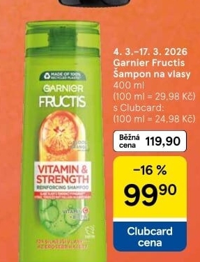 Šampon Fructis Garnier