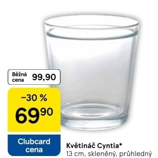 Skleněný květináč