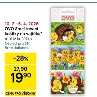 Smršťovací košilky na vajíčka OVO