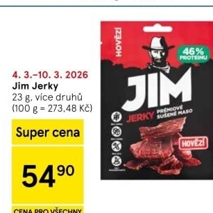 Sušené maso Jim Jerky
