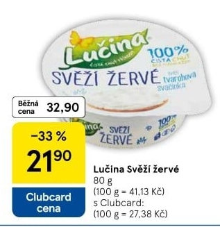 Svěží žervé Creamy Lučina