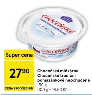 Tradiční pomazánkové Choceňské