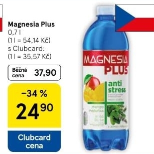 Voda ochucená plus Magnesia