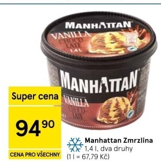 Zmrzlina v kelímku Manhattan Nestlé