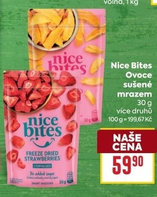 Mrazem sušené ovoce Nice Bites
