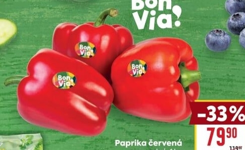 Paprika červená Billa Bonvia