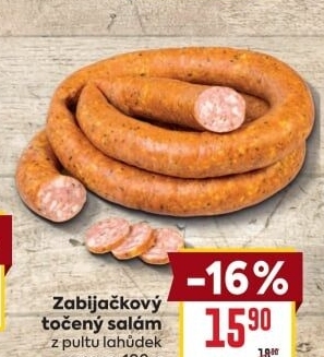 Salám zabijačkový točený