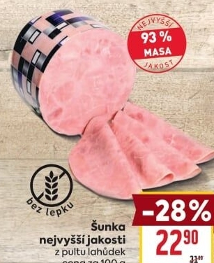 Šunka vepřová nejvyšší jakosti