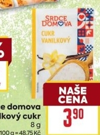 Vanilkový cukr Srdce Domova