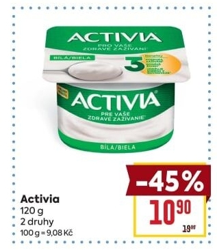 Bílý jogurt Activia Danone