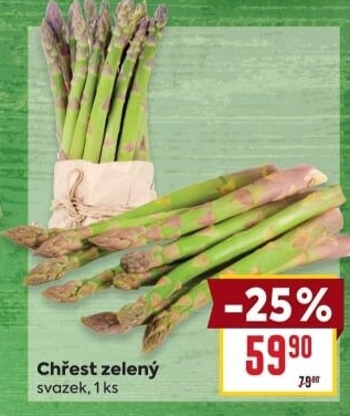 Chřest zelený