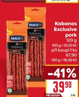 Kabanos Exclusive Snack !t Tarczyński