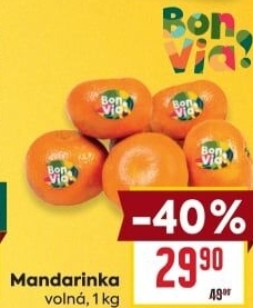 Mandarinky Billa Bonvia