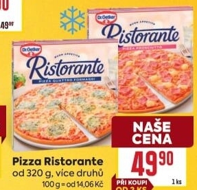 Pizza mražená Ristorante Dr. Oetker