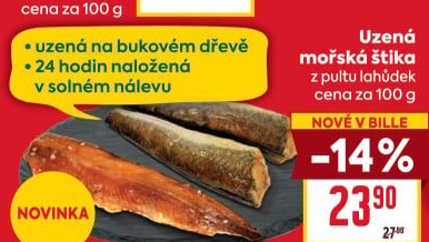 Uzená mořská štika