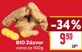 Zázvor čerstvý bio