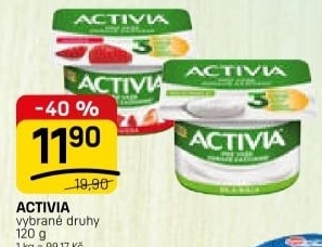 Bílý jogurt Activia Danone