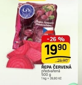 Červená řepa předvařená