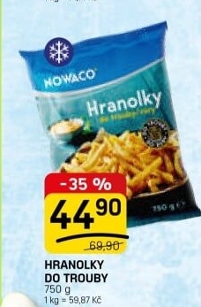 Hranolky mražené Nowaco