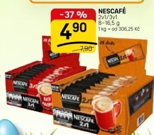 Instantní káva porcovaná 2v1 Nescafé