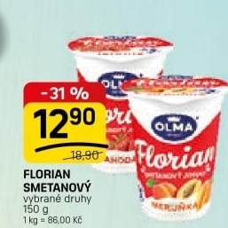 Jogurt smetanový Florian Olma