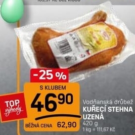 Kuřecí stehna uzená Vodňanské kuře