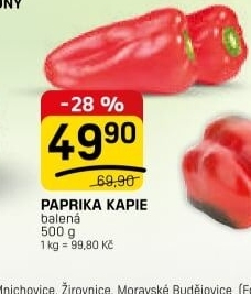 Paprika červená kapie
