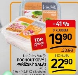 Pařížský salát Lahůdky Vavřík