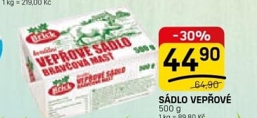 Sádlo vepřové Brick