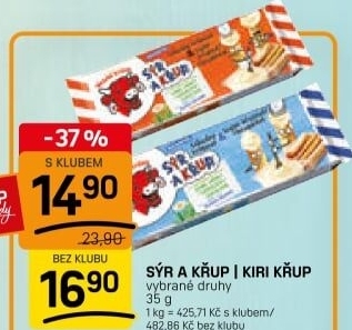Sýr a křup Veselá kráva