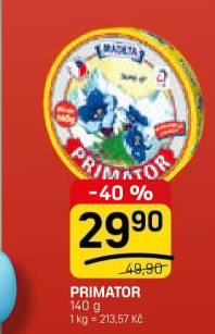 Sýr tavený Primátor Madeta