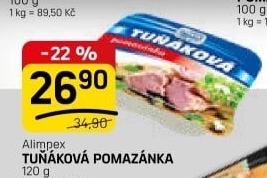 Tuňáková pomazánka Rybex