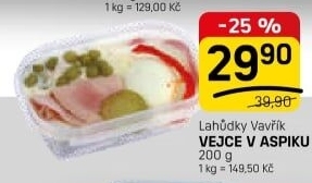 Vejce v aspiku Lahůdky Vavřík