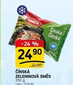Zeleninová čínská směs mražená Vinica