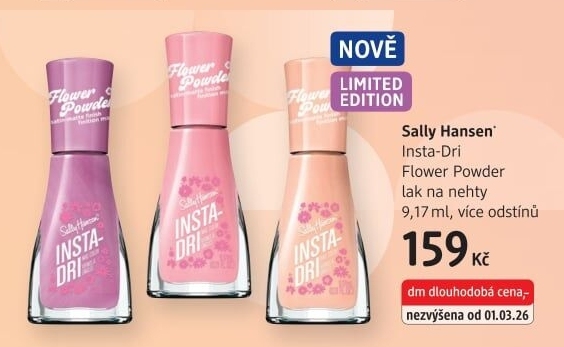 Lak na nehty Insta Dri Flower Powder Hansen