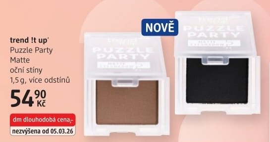 Oční stíny Puzzle Party trend IT UP
