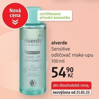 Odličovač make-upu Alverde