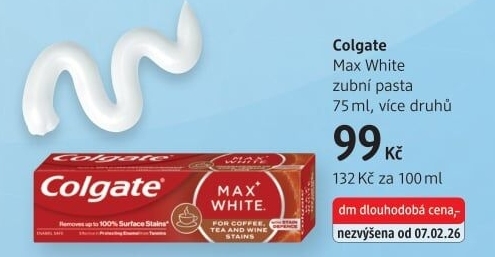Pasta na zuby Max White Colgate