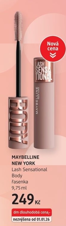 Řasenka Lash Sensational Body Maybelline
