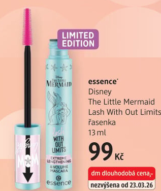 Řasenka Lash With Out Limits The Little Mermaid Disney Essence