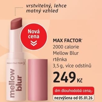 Rtěnka 2000 calorie Mellow Blur Max Factor