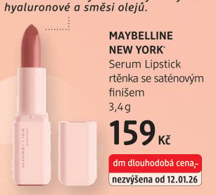 Rtěnka Serum Lipstick Maybelline