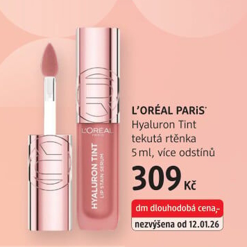 Tekutá rtěnka Hyaluron Tint L'