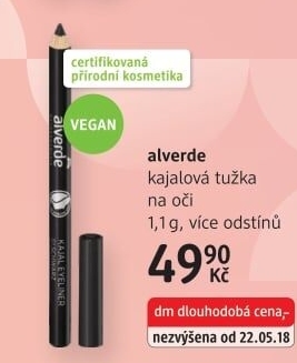Tužka na oči kajalová Alverde