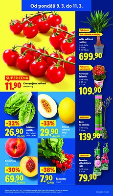 akční leták Lidl 9.3.2026-11.3.2026