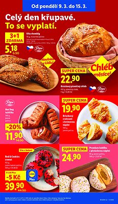 akční leták Lidl 9.3.2026-11.3.2026